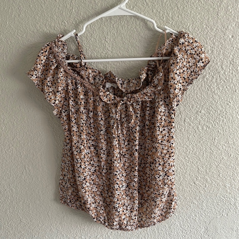 off the shoulder shirt